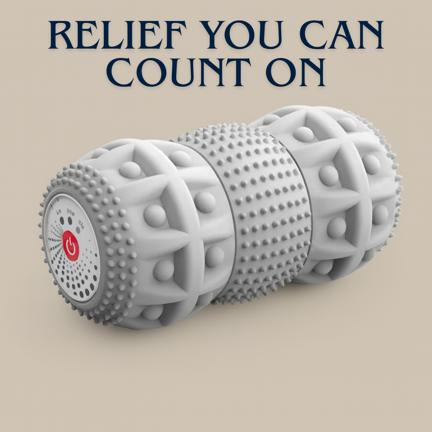 VibraRoller- Deep Tissue Vibrating Massage Roller