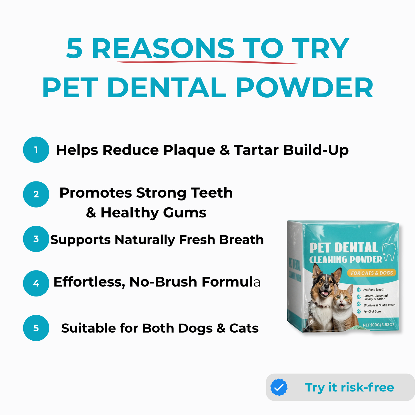 PETDENTAL- Turn Your Dog’s Bad Breath Into Fresh Kisses — Effortlessly